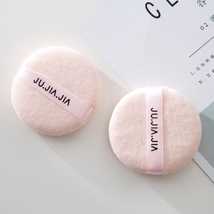 天鹅绒粉扑圆形化妆面扑